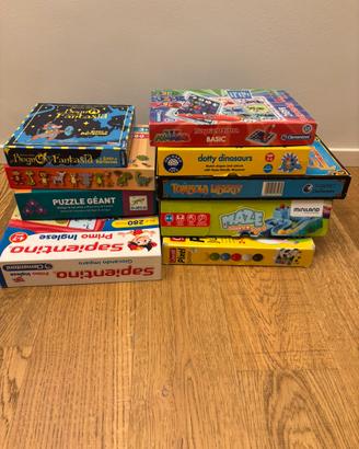 Nove giochi in scatola