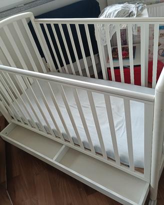 lettino PALI con cassettone e spondina 