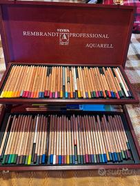 Set pastelli e colori 2 valigiette