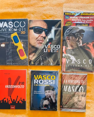VASCO ROSSI LOTTO DI 13 LIBRI. NUOVI