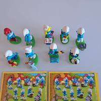 KINDER SORPRESA  PUFFI 2010  + 9  CARTINE 