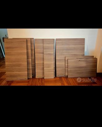 ante e rivestimento IKEA effetto noce grigio 