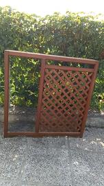 Copritermosifone in  legno 114 x 114 x 22 cm