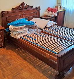 Camera da letto matrimoniale in stile barocco,con