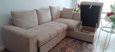 Divano letto a L