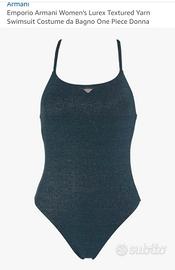 Costume donna intero Emporio Armani colore verde 