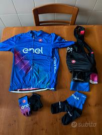 Completo bici da corsa CASTELLI squadra Enel