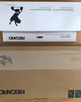 Recaro adattatori per ovetto su passeggino.