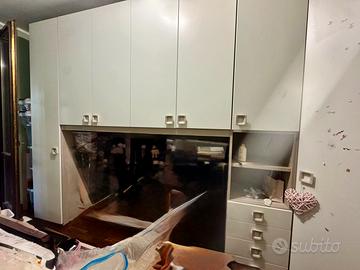 Armadio a ponte 7 ante piu cabina armadio