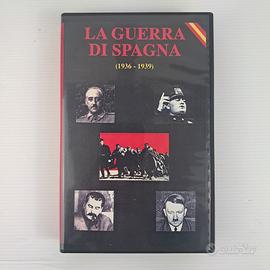 VHS videocassetta storica La guerra di Spagna WW2