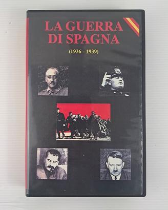 VHS videocassetta storica La guerra di Spagna WW2
