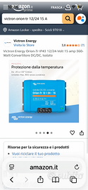 CONVERTITORE VICTRON ORION TR12/24. 15 A