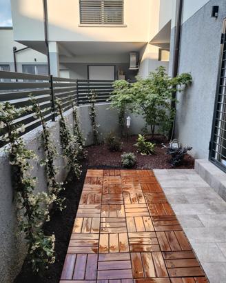 Piastrelle legno per giardino/balcone esterno
