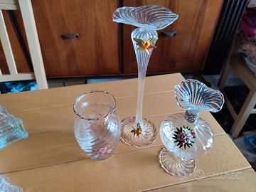 vasi  in vetro vintage 