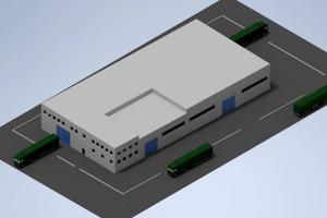 Mancasale Capannone mq 3.000 su lotto di mq 6.000