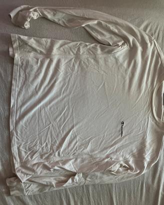 Maglia lunga Champion bianca – Taglia L