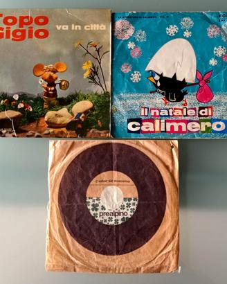 Vinili 45 giri cartoni animati anni 60