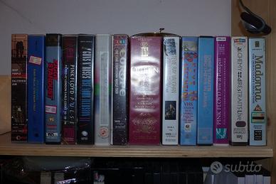 cassette vhs di concerti