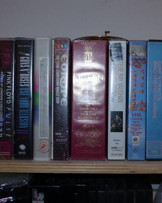 cassette vhs di concerti