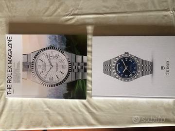 Coppia libri Rolex e Tudor