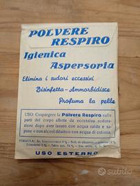 Polvere respiro igienica-aspersoria vintage
