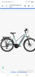 Atala Clever 7.5 Lady 26" Ebike verde opaco<100km
