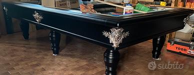 Biliardo professionale Ursus laccato nero