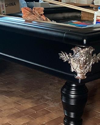 Biliardo professionale Ursus laccato nero