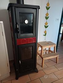 stufa a legna Nordica modello gemma con forno