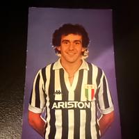 Cartolina Michel platini 1984-85