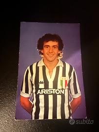 Cartolina Michel platini 1984-85