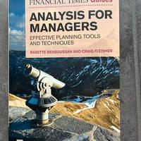 Libro nuovo: Analysis for Manager