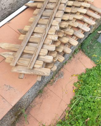 steccato in legno