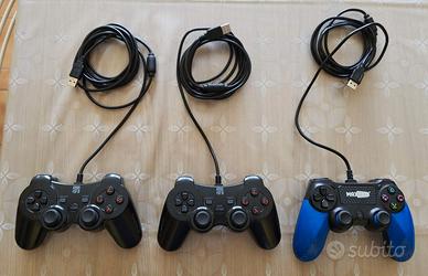 Set di 3 controller joypad USB cablati