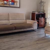 Divano Dondi Salotti 3 posti con pouf
