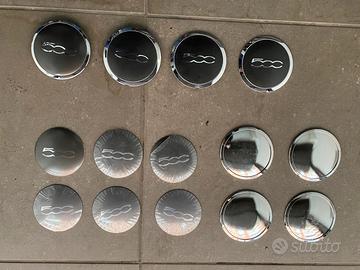 Borchie copri mozzi nuova Fiat 500