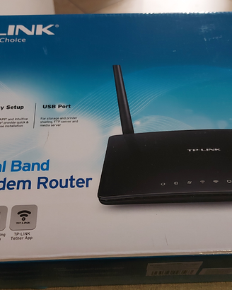 Modem Router TP LINK AC1200 dual band