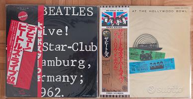 BEATLES 3 LP RARI STAMPE GIAPPONESI VINILI