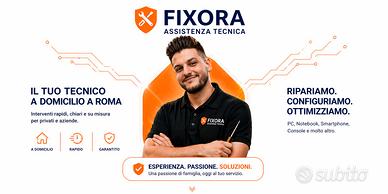 Tecnico informatico a domicilio Roma - PC e altro