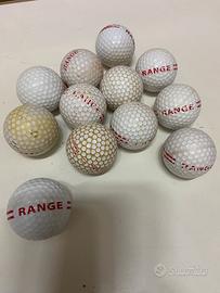 Palline da Golf usate lotto unico 12 palline