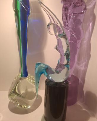 scultura vetro di murano 1979 maestro rossetto 44 