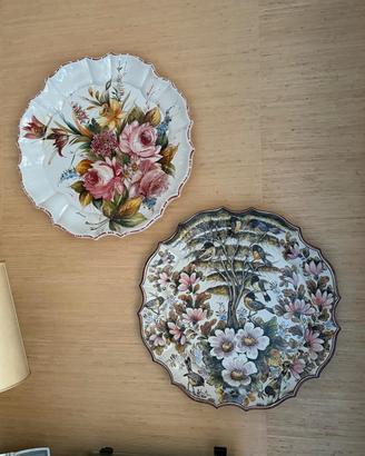 Arredamento Piatti dipinti a mano antiquariato