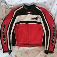 giubbino donna moto in pelle alpinestar