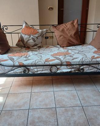 Divano Letto in Ferro Battuto con materasso 