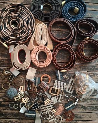 Materiale per cinture, fibbie e cinture