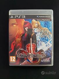 Last Rebellion PS3 PAL CIB Rarità JRPG
