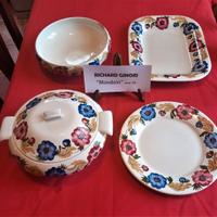 RICHARD GINORI "Mondovì " set n. 4 pezzi anni '60
