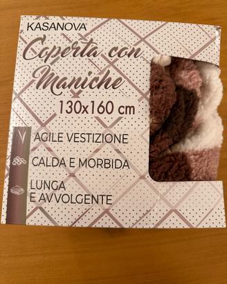 Coperta con maniche