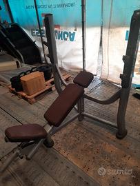 Coppia di panche Life fitness piana ed inclinata