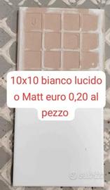 Mattonelle 10x10 bianco